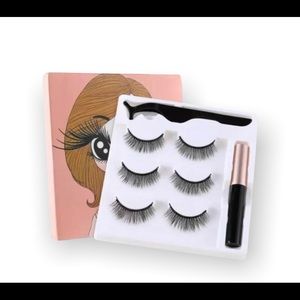 Magnetic eyelashes with Liquid Eyeliner Kit Natural Eye Lashes